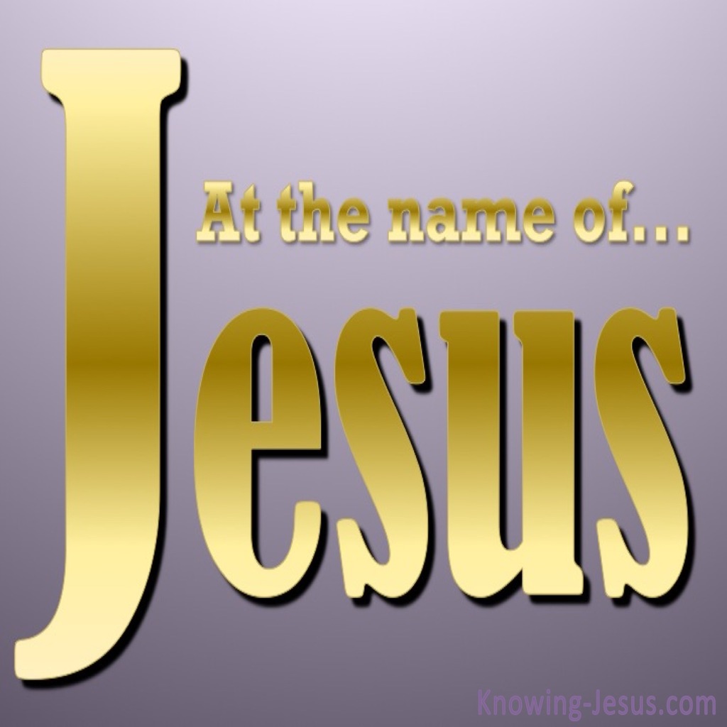 Philippians 2:10 The Name Of Jesus (gold)